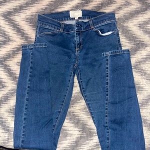 These are a  stretchy material name branded “current/Elliott”